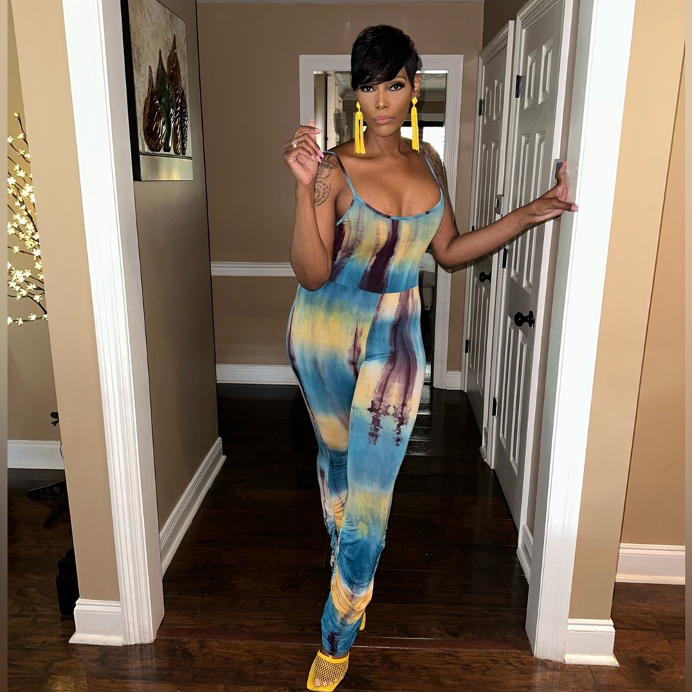 Tie dye jumpsuit